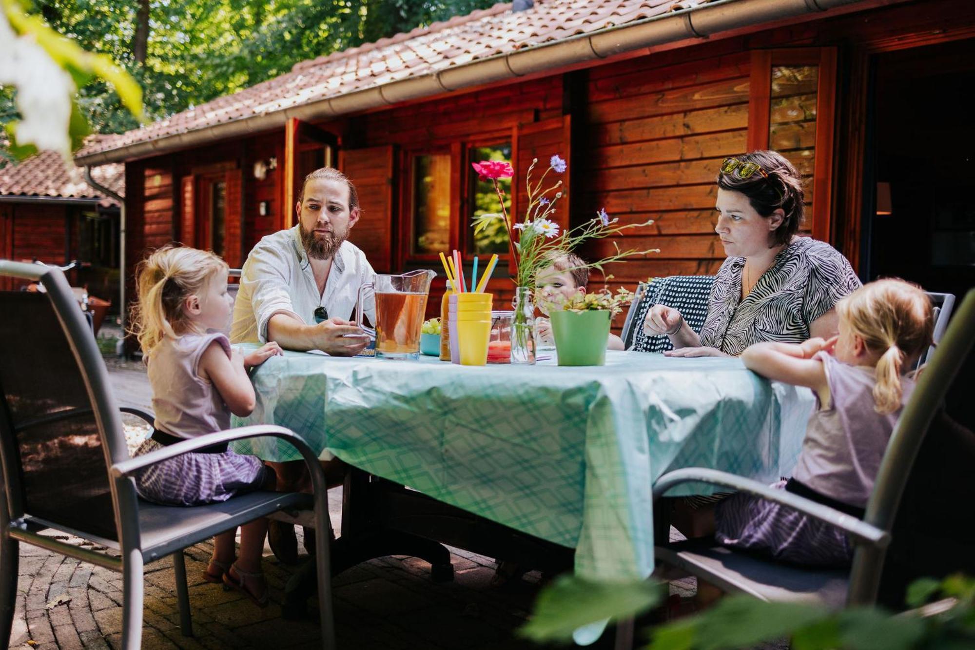 Sfeervolle Blokhut Met Fijne Buitenruimte @ Veluwe Epe Dış mekan fotoğraf